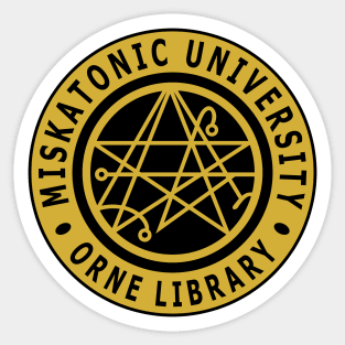 Miskatonic University Orne Library Sticker